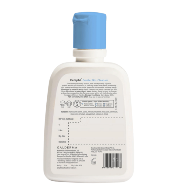 Cetaphil Gentle Skin Cleanser 125ml. - Image 2
