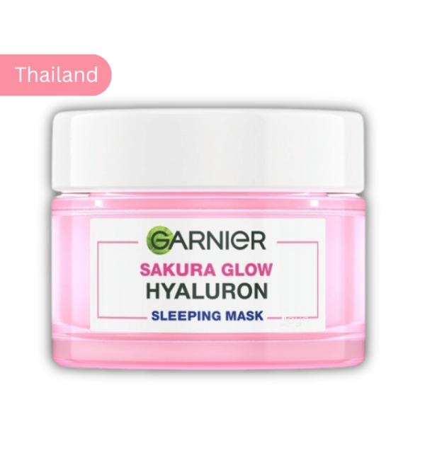 Garnier Sakura Glow Hyaluron Sleeping Mask Night Cream 50 Ml