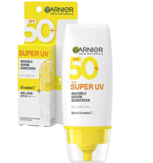 Garnier Super UV-Invisible Serum Sunscreen SPF50+ PA++++ 30 Ml.