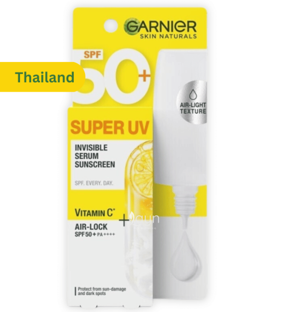 Garnier Super UV-Invisible Serum Sunscreen SPF50+ PA++++ 30 Ml. - Image 2