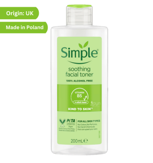Simple Soothing Facial Toner 200ml