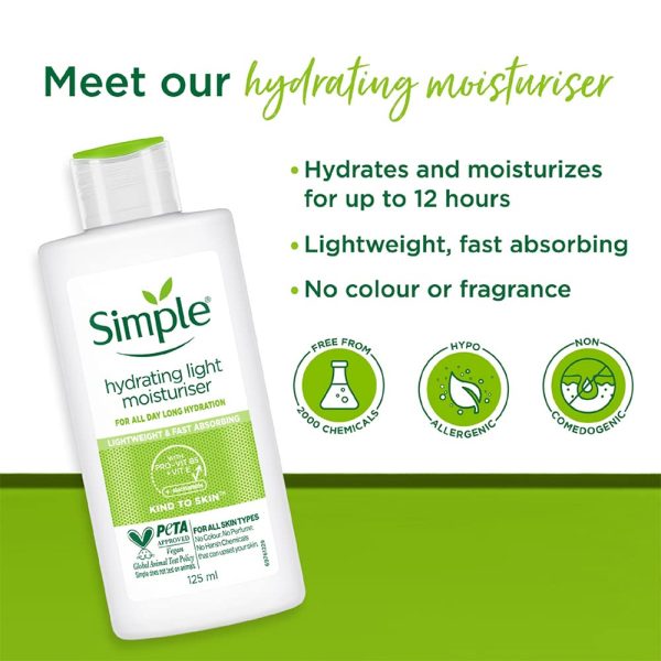 Simple Hydrating Light Moisturizer 125ml - Image 3