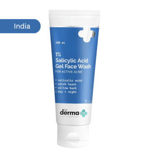 The Derma 1% Salicylic Acid Face Wash 100ml