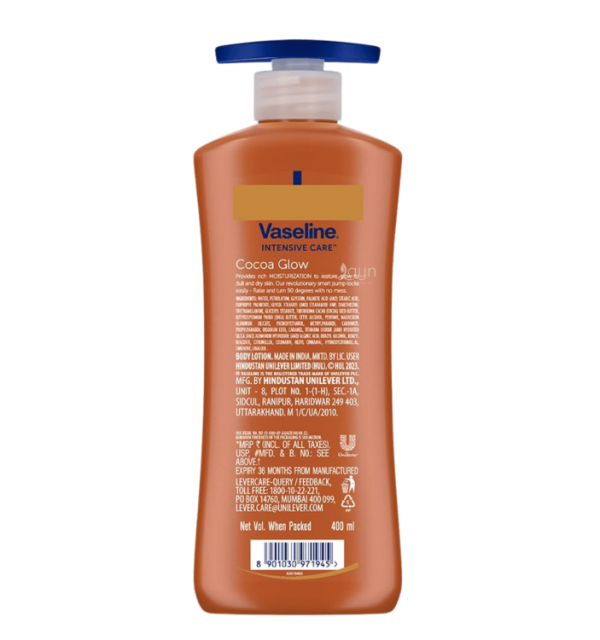 Vaseline® Cocoa Glow Body Lotion 400ml - Image 2