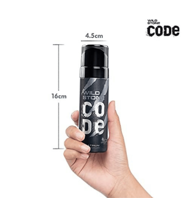 WILD STONE CODE Platinum Body Perfume 120 ml - Image 2