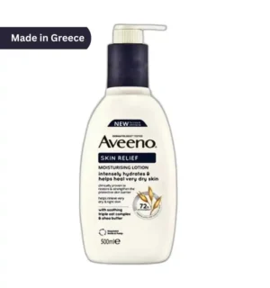"Aveeno Skin Relief Moisturising Lotion 500ml – Soothes Very Dry, Sensitive Skin | Fragrance-Free | Imported in Bangladesh"