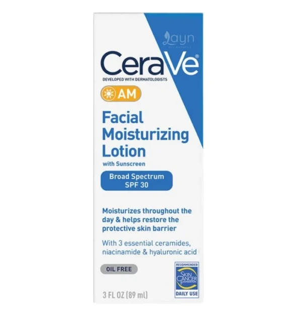 CeraVe AM Facial Moisturizing Lotion SPF30 89ml - Image 3