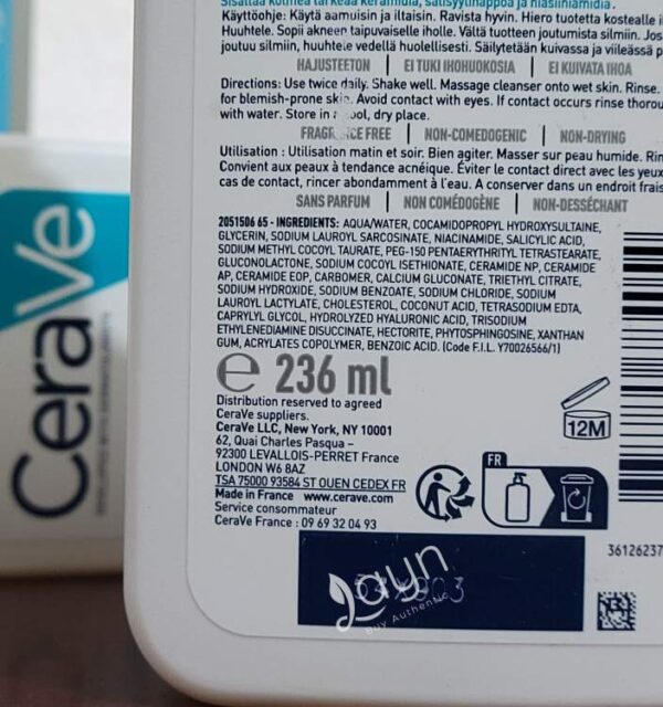 CeraVe Blemish Control Cleanser 236ml - Image 2