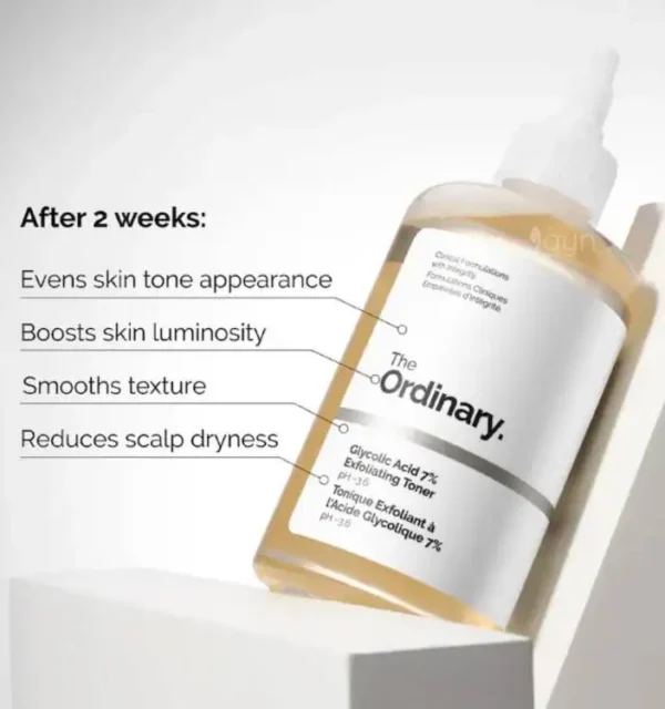 The Ordinary Glycolic Acid 7% Exfoliating Toner 240ml - Image 2