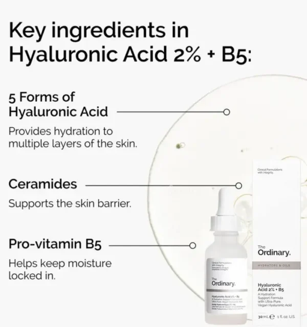 The Ordinary Hyaluronic Acid 2% + B5 (with Ceramides) - Image 2