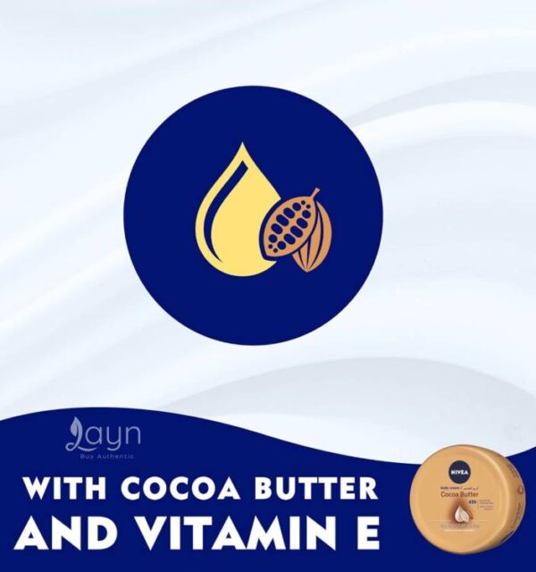Nivea Cocoa Butter Body Cream With Deep Moisture 200 ML - Image 2