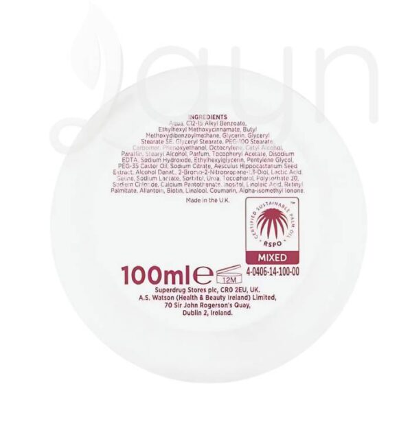 Superdrug Vitamin E SPF 15 Moisturising Day Cream 100ml - Image 2