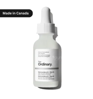 "The Ordinary Niacinamide 10% + Zinc 1% 30ml dropper bottle – Serum for oily, acne-prone skin. Reduces pores, controls shine, and prevents breakouts."