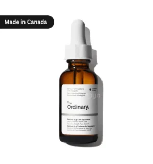 "The Ordinary Retinol 0.5% in Squalane 30ml dropper bottle – Mild anti-aging serum for beginners. Combines retinol and hydrating squalane for gentle results."