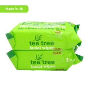 Xpel TEA TREE facial Cleansing Wipes (Twin Pack)