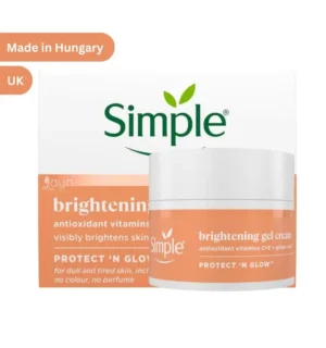 Simple Brightening Gel Cream 50ml – Protect 'N Glow | Vitamin C+E | Best Face Moisturizer in Bangladesh
