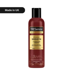 "TRESemmé Keratin Smooth Shampoo 300ml bottle, professional-grade formula with hydrolized keratin for frizz-free, shiny hair in Bangladesh’s humid climate."
