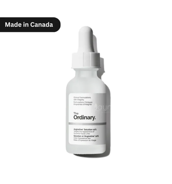 The Ordinary Argireline Solution 10% 30ml dropper bottle, anti-wrinkle serum for reducing dynamic facial lines in Bangladesh’s humid climate.