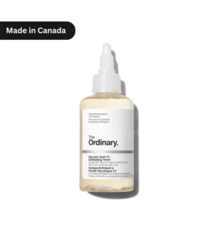 "The Ordinary Glycolic Acid 7% Exfoliating Toner 100ml bottle, gentle AHA exfoliator for brightening dull skin and unclogging pores in Bangladesh’s humid climate."