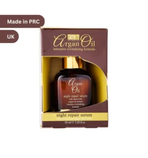 "XBC Argan Oil Night Repair Serum (30ml) – Moroccan Argan Oil-infused formula for overnight skin hydration, repair, and glow."