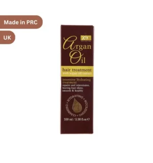XHC Argan Oil Hair Treatment bottle, an intensive hydrating treatment with argan oil extract for shiny, smooth, and healthy hair.