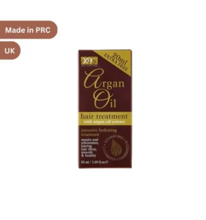 XHC Argan Oil Hair Treatment bottle, an intensive hydrating treatment with argan oil extract for shiny, smooth, and healthy hair.