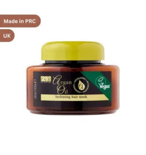 XHC Argan Oil Hydrating Hair Mask jar, a deep conditioning treatment with argan oil extract for soft, shiny, and healthy hair