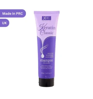XHC Keratin Classic Shampoo bottle, a nourishing shampoo with keratin for smooth, shiny, and frizz-free hair.
