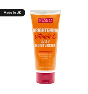 Beauty Formulas Vitamin C Daily Moisturiser Cream 100ml – Lightweight UK-made face cream for hydration, brightening, and smooth skin tone. ত্বকের জন্য নন-গ্রেসি ময়েশ্চারাইজার।