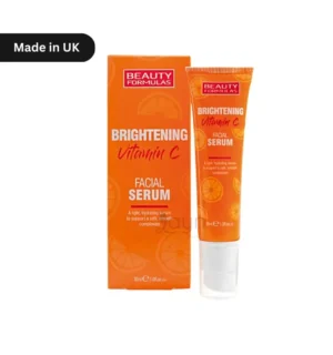 Beauty Formulas Brightening Vitamin C Facial Serum 30ml – UK-made lightweight serum for glowing skin বিউটি ফর্মুলাস ভিটামিন C সিরাম – ৩০ml, হালকা ও কার্যকর, ত্বক উজ্জ্বল করার জন্য। তৈরি: যুক্তরাজ্য।