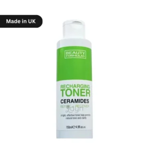 Beauty Formulas Ceramide Recharging Toner 150ml – UK-made hydrating and clarifying toner বিউটি ফর্মুলাস সেরামাইড টোনার – ১৫০ml | ত্বক ময়েশ্চার ও পরিষ্কার করে, তৈরি: যুক্তরাজ্য