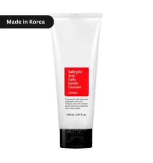 "COSRX Salicylic Acid Cleanser 150ml – Korean face wash with 0.5% BHA. Fights acne, blackheads & oil buildup in humid climates. Non-drying, pH-balanced formula."