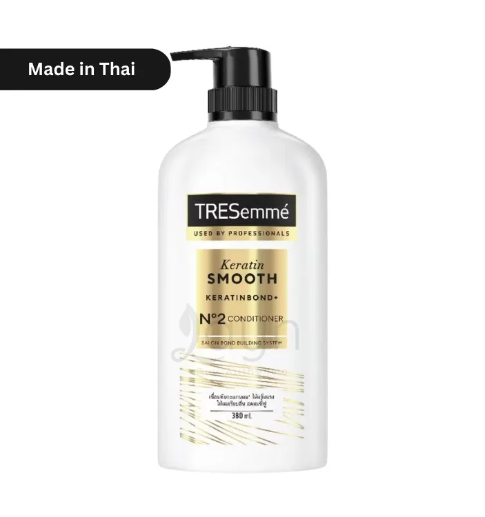 TRESemmé Keratin Smooth Conditioner 380ml with KeratinBond+ formula – For silky, smooth & frizz-free hair (Made in Thailand) TRESemmé কেরাটিন স্মুথ কন্ডিশনার ৩৮০ml – স্মুথ ও ফ্রিজ-ফ্রি চুলের জন্য (থাইল্যান্ড প্রোডাক্ট)
