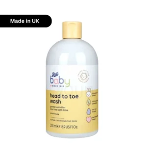 Boots Baby Head to Wash 500ml- Made in UK
