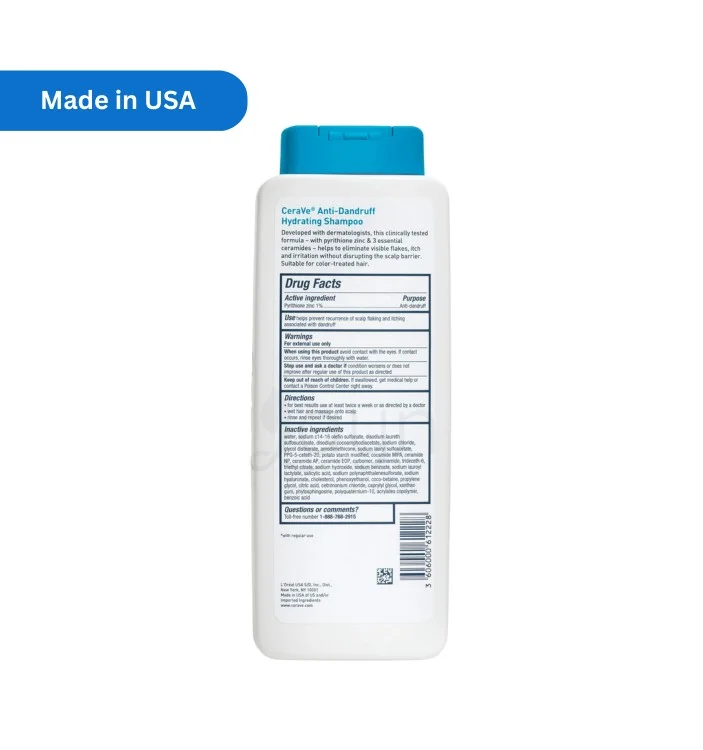 CeraVe Anti-Dandruff Hydrating Shampoo 355ml - Image 2